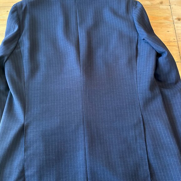 Sartoria Partenopea Navy Pinstripe Summer Suit 48R - Picture 10 of 14